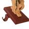 Glitzhome® 8" Wooden & Metal Cat & Dog Stocking Holder Set